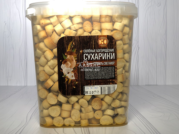 Сухарики с грибами и сметаной в Ново-Переделкино