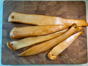 Снеки к пиву: Кальмар палочки х/к