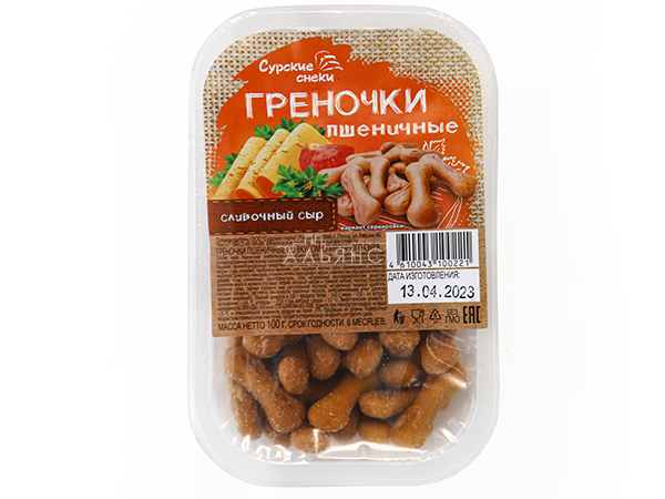 Сурские (ПШЕНИЧНЫЕ) Сливочный сыр (100 гр) в Ново-Переделкино