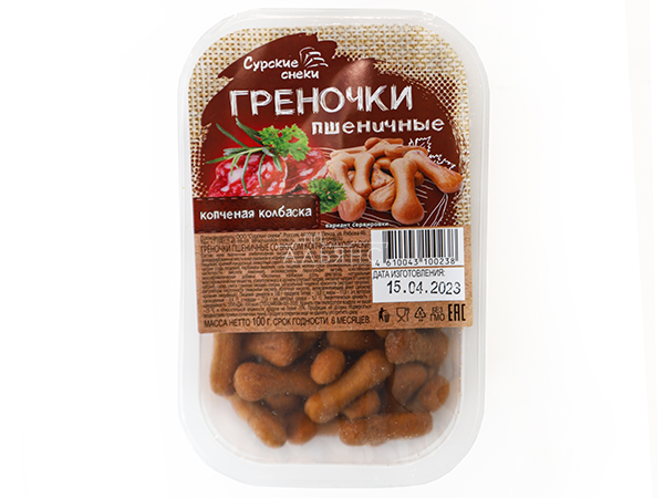 Сурские (ПШЕНИЧНЫЕ) Копченая колбаска (100 гр) в Ново-Переделкино