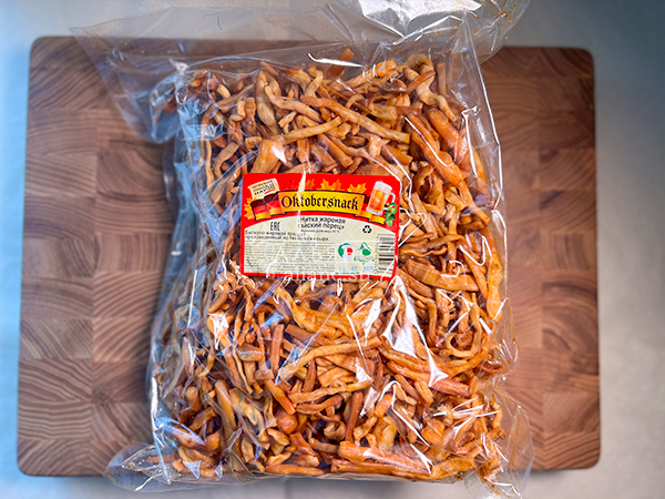 Нитка ЖАРЕНАЯ "Тайский перец" Oktobersnack 1 кг (сырный продукт) в Ново-Переделкино
