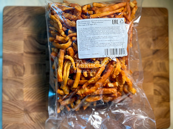 Нитка ЖАРЕНАЯ  Oktobersnack1 кг (сырный продукт) в Ново-Переделкино