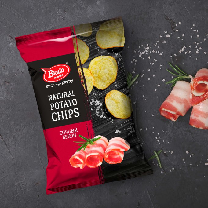 Картофель «Бруто» со вкусом бекона 70 гр. в Ново-Переделкино